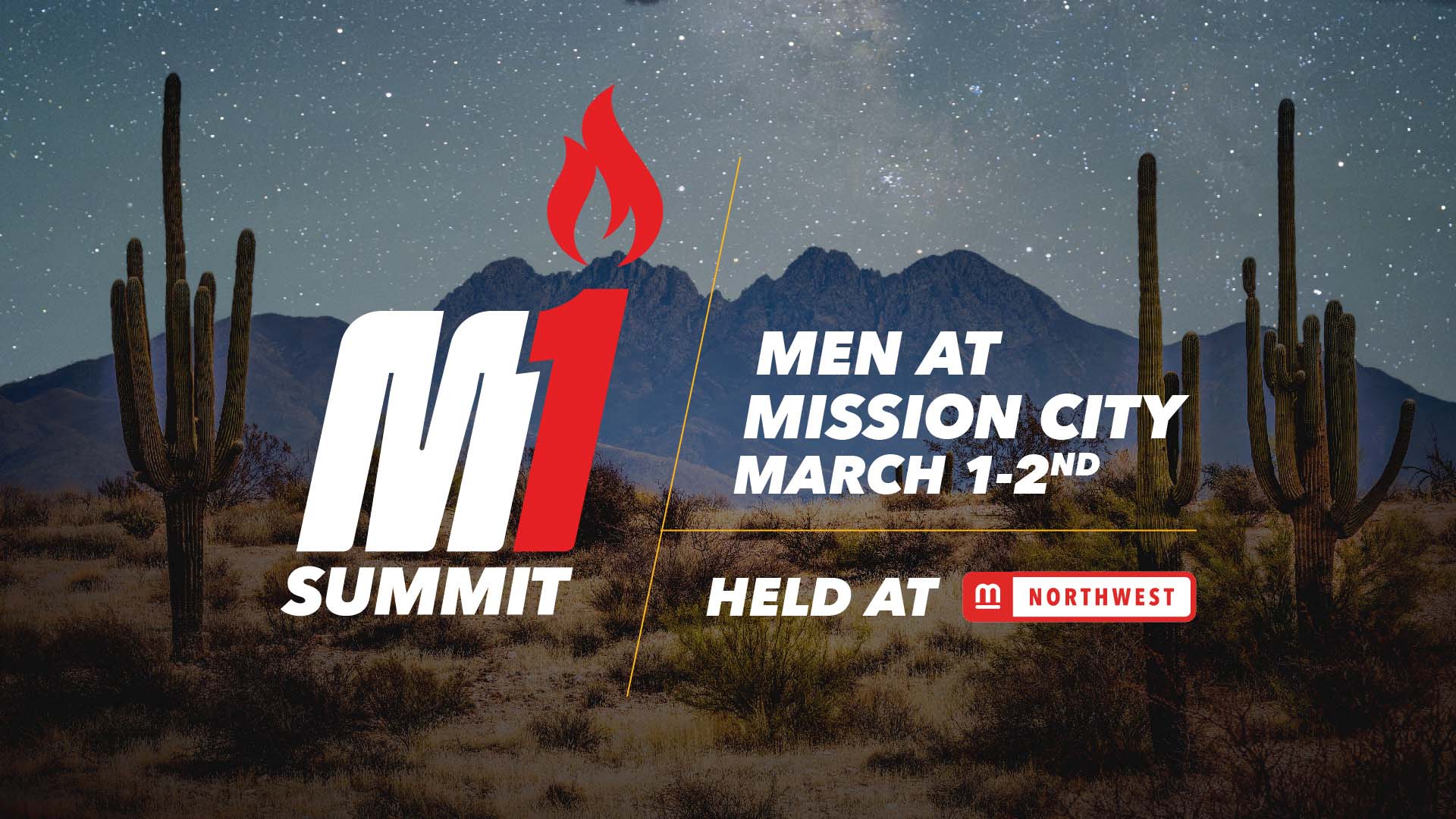 Men's Conference, Man Summit, M1 Groups, Mission City Men's ministry