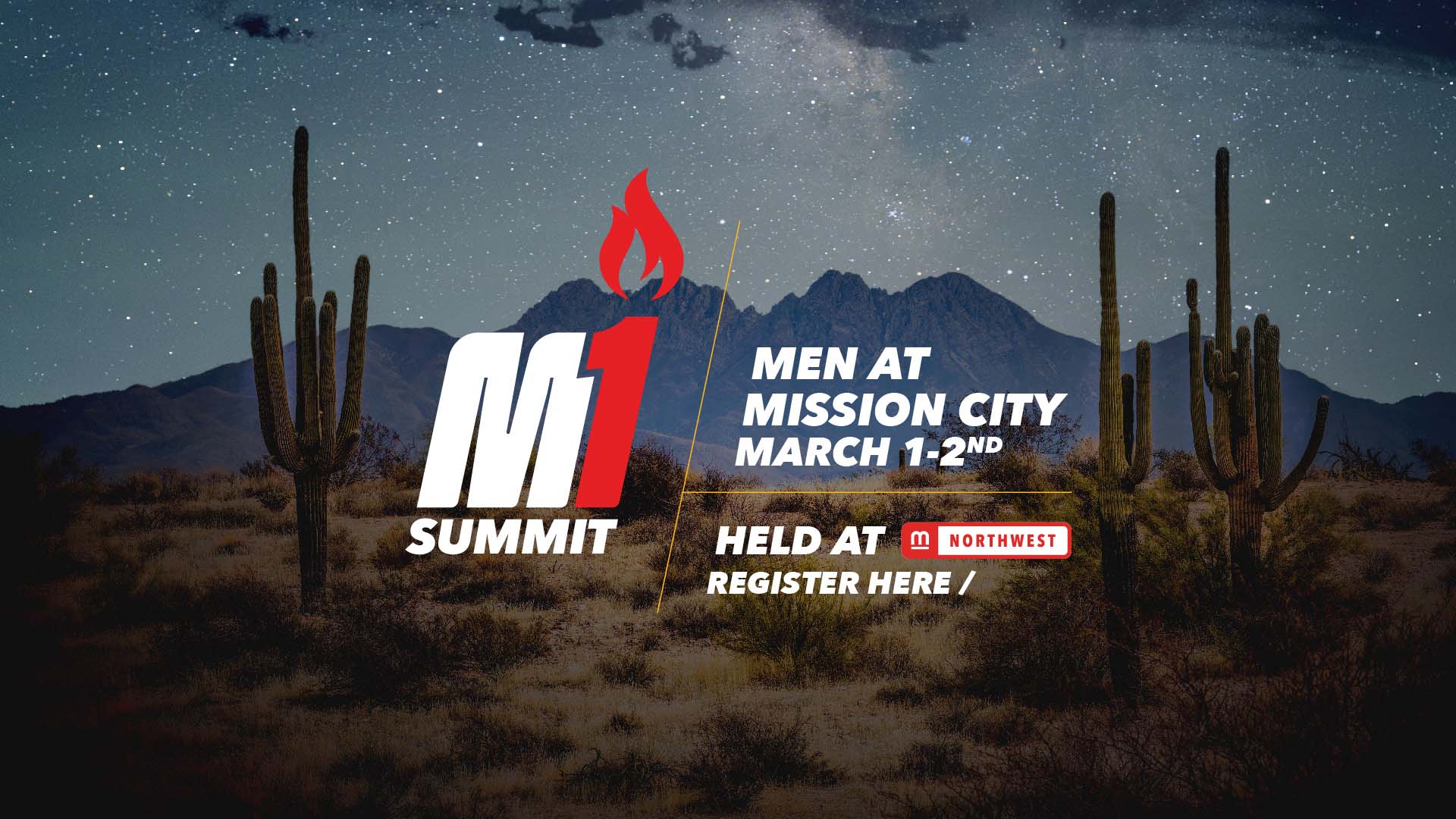 Men's Conference, Man Summit, M1 Groups, Mission City Men's ministry